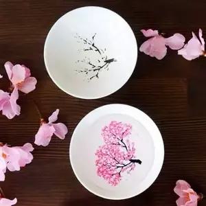 색상변화 소주잔 벚꽃 디자인 술잔 홈파티 청주잔 사케용 선물용 술잔