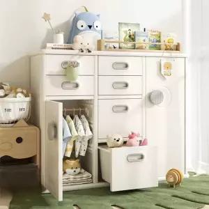 아기 어린이 옷장 수납장 장난감 서랍 방 책장 바구니