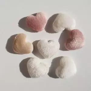 장식 부자재 하트 단추 20p 무지 예쁜단추 수예용품 리본 가방 예쁜 띠만들기 도매 헤어 악세사리 단추