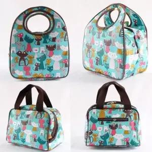 (디자인 캣츠타원가방)캣츠 피크닉 보온 보냉 가방 이유식 가방 쿨러백 소풍