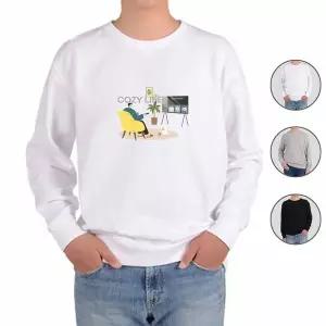 [하프클럽/알티피아]맨투맨 전색상 집콕 라이프스타일 c 디자인티셔츠