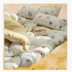 아기 바닥 토퍼 사계절 낮잠 이불 패드 숙면 매트 동물 패턴