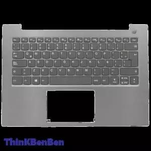 LAS 레노버 씽크북 14 14IML 14IIL 5CB0W44425 용 팜레스트 쉘 커버 라틴 스페인어 미네랄 그레이 키보드