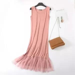 여름 러블리 루즈핏 땡처리 쉬폰 원피스 면 바 WFLMUOJ