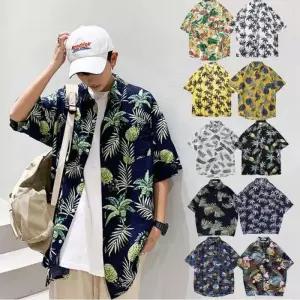 [라일리의류] Rly 남성 바캉스 휴양지 여름남방 플라워패턴 셔츠 바