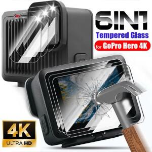 For 고프로호환 Hero 4K Sport Cameras Screen Glass Protector Film Go HD Full Cover Anti-scratch Tempe
