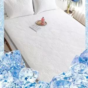 쿨썸머 리얼 냉감 카페트 겸 패드 Q 그레이 이불 침구 이불공장 이불도매 이불소매.국내산이불 이불도소매