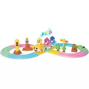 유아 아기상어 노래 전동 기차 인형 레일 세트 장난감 남자아이 기찻길 아동완구