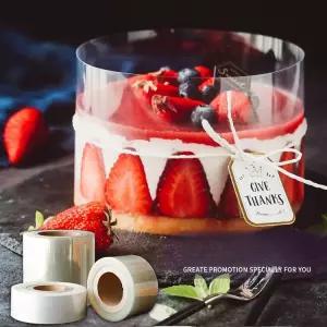 케이크 띠지 10cm 1롤 베이킹 포장용 세련된 케익띠