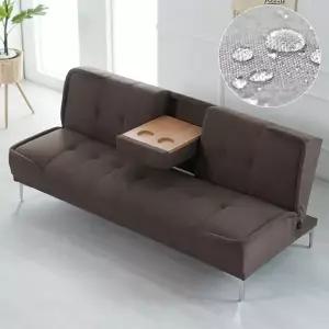 [에보니아]시네마 컵홀더 접이식 소파베드 패브릭 3인용 쇼파 7Colors [무료배송]..[30306590]