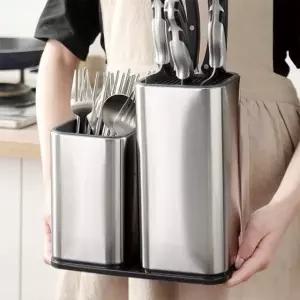 주방 도마 칼 수저 정리함 싱크대 보관 거치대 칼꽂이