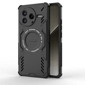 POCO F7 Pro 메카 방열 사각 에어쿠션 낙하방지 강력 자석 무충전 폰 X7 케이스