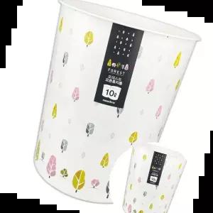 사각휴지통 포레스트 원형 오픈 휴지통 (5452) - O 10L