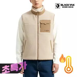 [블랙야크] 플리스 발열조끼 베스트 보온 USB 온도 방한 온열