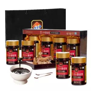 고려 6년근 홍삼정 프리미엄 골드 4병 홍삼 농축액 진액 홍삼 선물