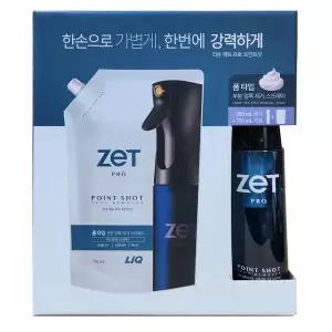 리큐 제트 포인트샷 얼룩제거제 폼타입 스프레이 280ml + 리필750ml