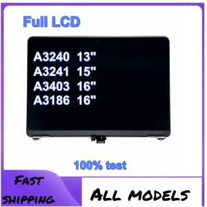A3240 맥북  프로 맥스 M4 13인치 A3186용 교체 LCD 풀 조립 2024 2025년형 EMC 8895 8624