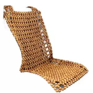 차량용 구슬방석 대형구슬 지압 사계절 쿨방석 원목구슬