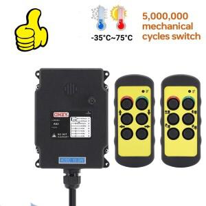 A61 단일 속도 4 버튼 산업용 무선 자동차 테일게이트 리프트 크레인 원격 제어 스위치 윈치 호이스트 트랙