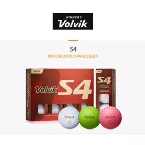 Volvik 볼빅 골프공 S4 화이트 골프공 4피스