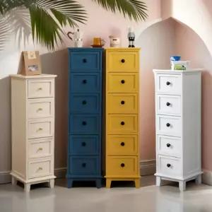 틈새서랍장 원목수납장 드레스룸 원룸 패브릭서랍장 이동식