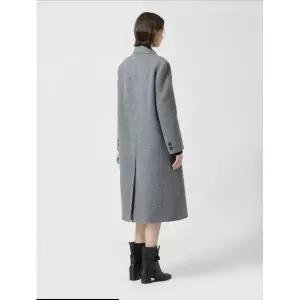 [롯데백화점]씨씨콜렉트 헤링본 테일러드 세미 더블 롱 코트 C254MSG562
