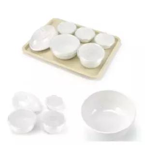 병원그릇 346QVX91 4찬 쟁반 베이지 환자용식판 병원용식기 환