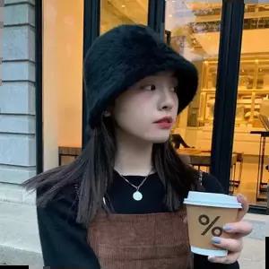 등산벙거지모자 겨울 모자 토끼 퍼 니트 버킷 햇 연예인 벙거지