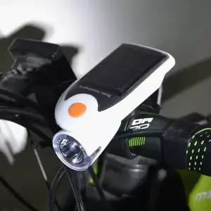 [하프클럽/]라이프 자전거 전조등 라이딩안전등 태양광충전