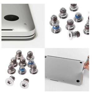 맥북 프로 레티나 나사 세트, 하단 케이스 나사, 10 개, A1425, A1502, A1398, 2012-2015