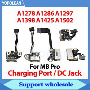 맥북 프로 A1278 A1286 A1297 A1398 A1425 A1502 820-2565-A 820-3584-A 2008-2015년용 오리지널 충전 포트 전원 DC
