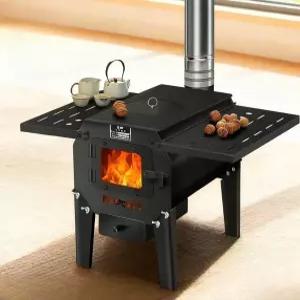 화목 난로 펠렛 바베큐 화로 장작 주물 캠핑용 난방