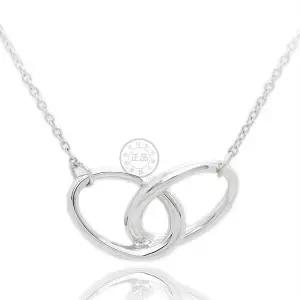 [TIFFANY&CO]티파니앤코 92.5 더블루프 팬던트 목걸이