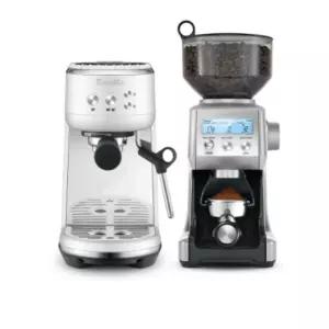 브레빌 에스프레소 머신 화이트 그라인더 세트 홈카페