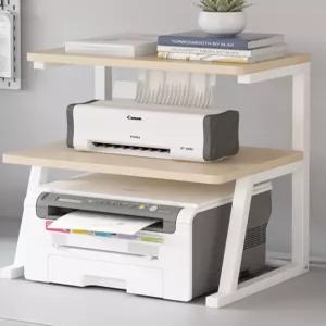 프린터선반 3단 책상선반 연장 수납장 팩스 테이블
