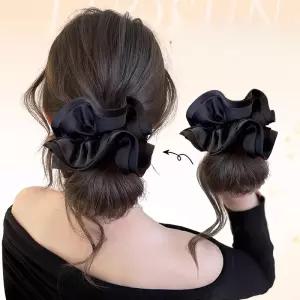 브아르 로우 번 스크런치 헤어피스 집게형 부분가발