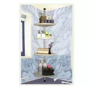 로빙 코너 정리대 4단 코너선반 욕실선반 수납함 거치 책장 벽선반 수납장