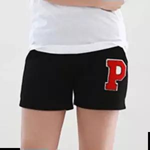 돌핀바지 알파벳 패치 3부 트레이닝 팬츠 숏팬츠 홈웨어 데일리