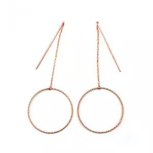 925실버 서클 체인 순은 귀걸이 silver7170