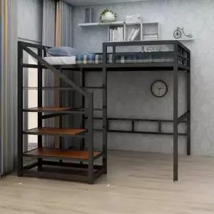 성인 벙커침대 철제 매트포함 수납 원룸 공간활용 2층