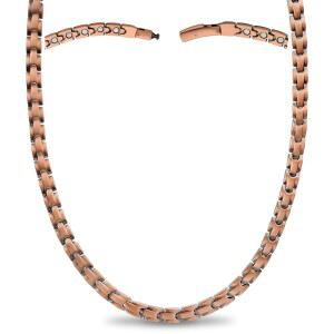 MagnetRX 구리 자석 목걸이 - 남녀용 초고강도 99.9% 순도 목걸이, 55개 자석(20인치) 포함