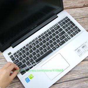 노트북 실리콘 키보드 커버 스킨 보호대, Asus X550J X550V X580 C520U N550 N551JM/JW FX50J K A550J A55V ZX50 15.6 인치