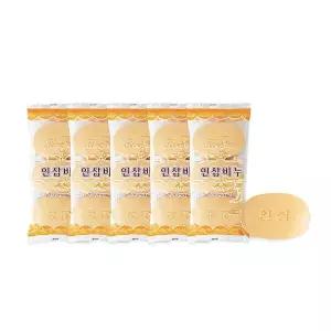 기타 인삼비누 90g 3개입 5개 세수비누 미용비누 화장비누 목욕비누