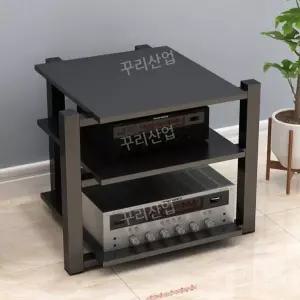 가정용 오디오랙 수납장 장식장 캐비닛 스탠드 2단 받침