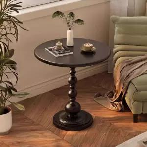 엔틱 원형 테이블 사이드 협탁 카페 라운드 빈티지