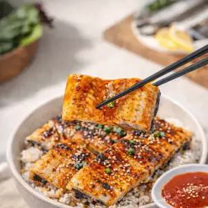 국내산 100% 자포니카 민물장어 1kg 1-3미(손질후 600g 내외, 생강+소스 2 무료)