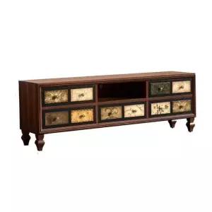 서랍도어 엔틱 거실장(150cm)