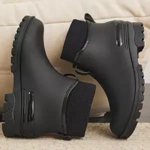 남녀공용 캐주얼 겨울 야외 착용감 방한 레인부츠 WD9D081