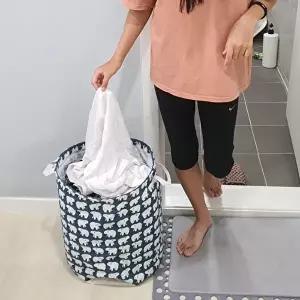 린넨 장난감정리함 패브릭 바스켓 북극곰 (KYR-W99D830)