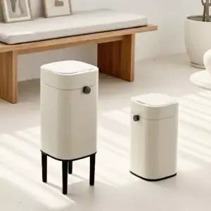 [올리](시크릿특가)OLLY 이중밀폐 센서휴지통 스마트 휴지통 2중밀폐 쓰레기통 기저귀휴지통 냄새차단